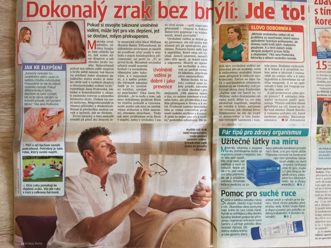 Článek v časopisu Rytmus života